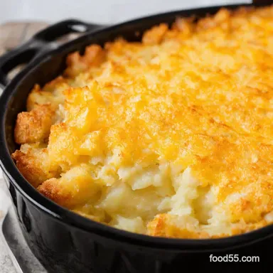 Funeral Potatoes Party Potatoes My Cheesy Hashbrown Casserole Recipe Card