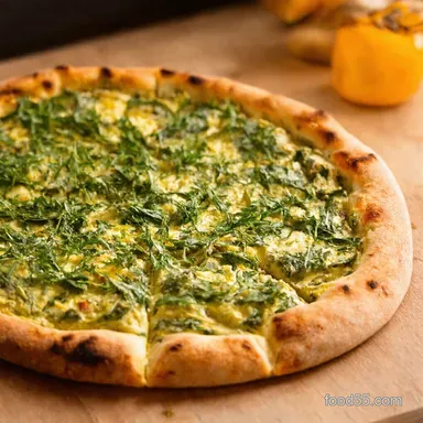 Garden Fresh vegetable pizza recipe A Herbed Cream Cheese Dream Recipe Card