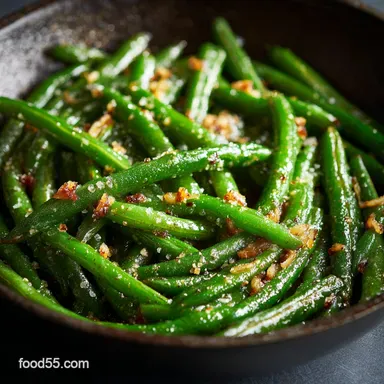 Garlic Butter Green Beans Recipe: Restaurant-Quality Side Dish Recipe Card