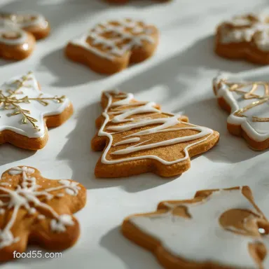 Christmas Cookies: No-Spread Ginger Cut-Outs Recipe Recipe Card