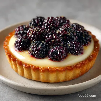 Mulberry Tart for 8 Servings Recipe Card