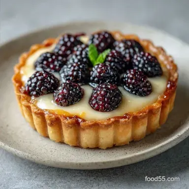 Mulberry Tart for 8 Servings
