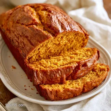 Gluten Free Pumpkin Bread in 75 Minutes Recipe Card