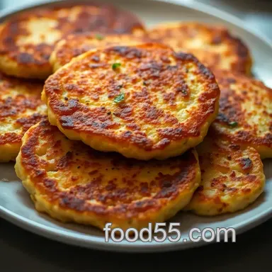 Golden Potato Pancakes Recipe: Crispy & Easy! Recipe Card