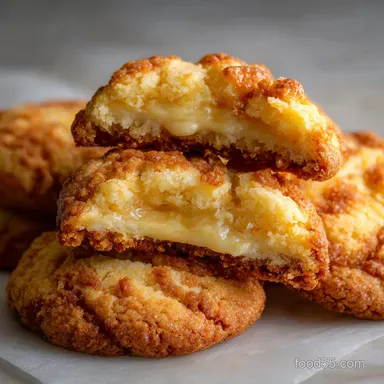 Gooey Butter Cookies: Easy St. Louis Cake Mix Recipe Recipe Card