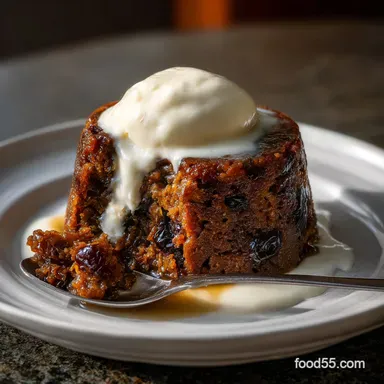 Christmas Pudding with Grand Marnier: Citrus Brightened Classic Recipe Card