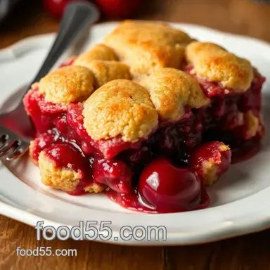 Grandma Betty's Cherry Cobbler Recipe: A Slice of Americana Recipe Card