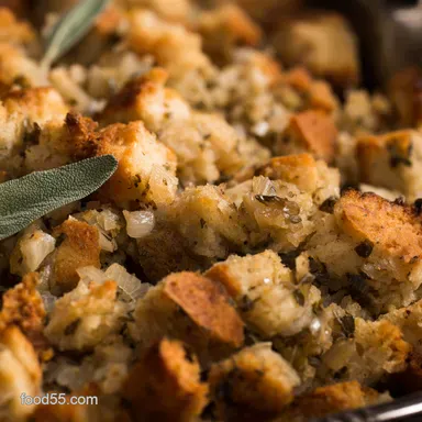Grandmas Best Bread Stuffing Recipe Sage Onion