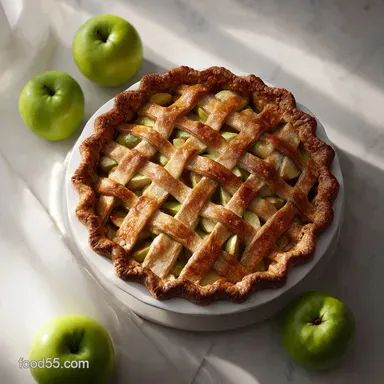 Granny Smith Apple Pie Recipe - From Scratch Recipe Card