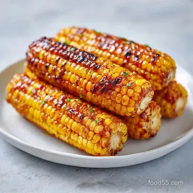 Grilled BBQ Corn on the Cob in 25 Minutes