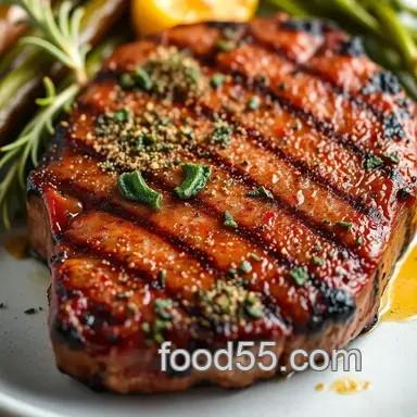 Easy & Juicy Grilled Sirloin Steak with Savory Herb Crust: My Favorite Summer Recipe Recipe Card