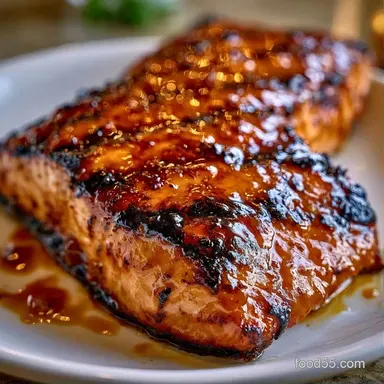 Grilled Sockeye Salmon for 4 Servings Recipe Card