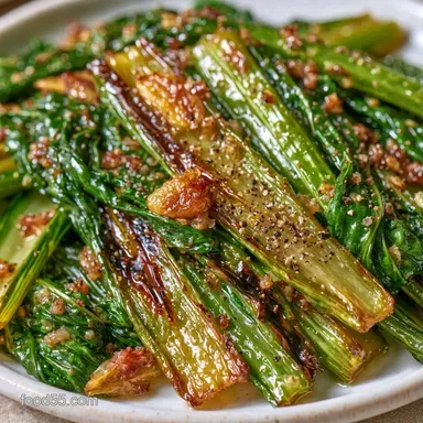 Grilled Swiss Chard Stems in 20 Minutes Recipe Card
