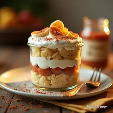 Guiltless Banana Split in a Jar Recipe Healthy Sundae Recipe Card