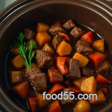 Hearty Pioneer Woman Slow Cooker Beef Stew: A Family Favorite Recipe Card