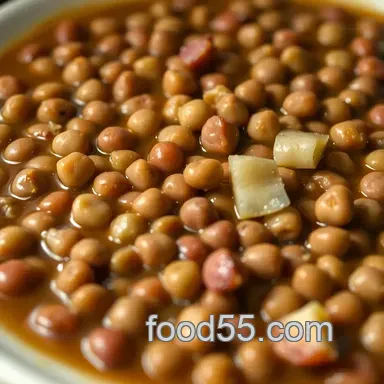 Hearty Southern Black Eyed Pea Recipe with Smoked Ham Hock Recipe Card