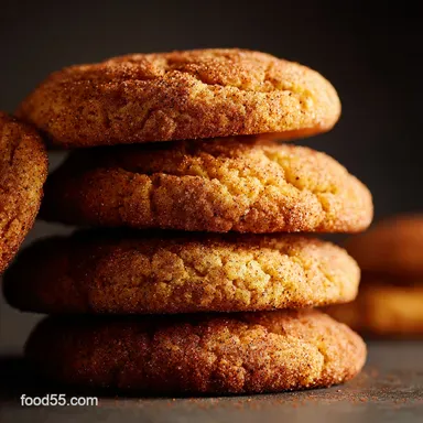 Pumpkin Snickerdoodles Recipe UltraChewy Highly Spiced Autumn Cookies Recipe Card