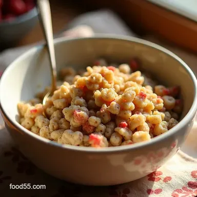 My GoTo High Protein Chia Seed Cereal Overnight QuickWarm Recipe Card