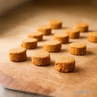 My Easy Homemade Carrot Cake Dog Treats Chewy Training Bites Recipe Card