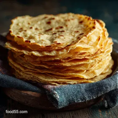 Homemade Corn Tortillas: Authentic, Soft, Pliable, Puffy Recipe Card