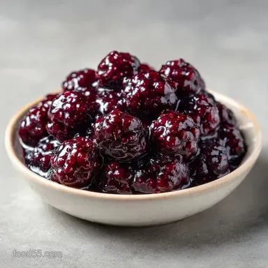 Mulberry Jam in 30 Minutes Recipe Card
