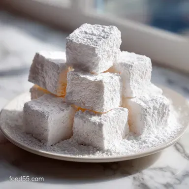 Turkish Delight Recipe for 24 Servings Recipe Card