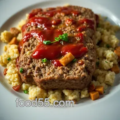 Easy & Delicious Meatloaf Recipe with Stove Top Stuffing: Family Favourite Recipe Card