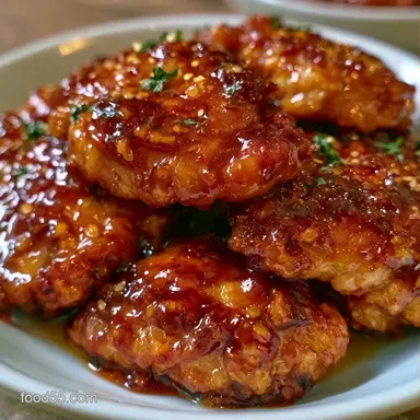 Honey Garlic Slow Cooker Chicken: Sticky Recipe Card