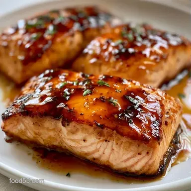 Salmon Marinade with Soy and Honey Recipe Card