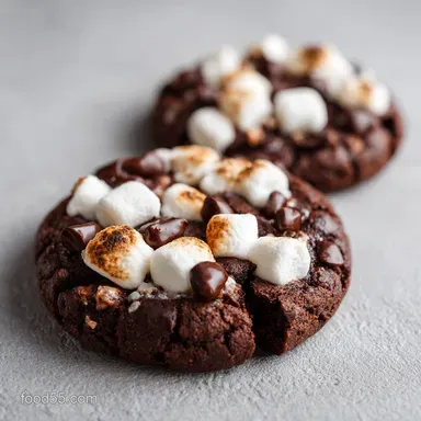 Hot Chocolate Cookies: Fudgy Marshmallow Treats in 25 Minutes Recipe Card