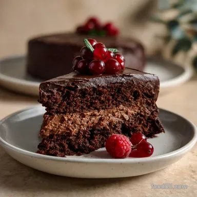 Indulgent Chocolate Truffle Cake Gluten-Free Recipe Card