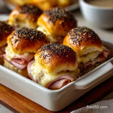Ham and Cheese Sliders: Easy Baked Swiss Roll Recipe