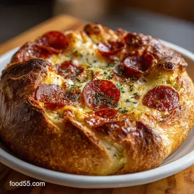 The Best Italian Stromboli Stuffed Bread: Baked for 6 Servings