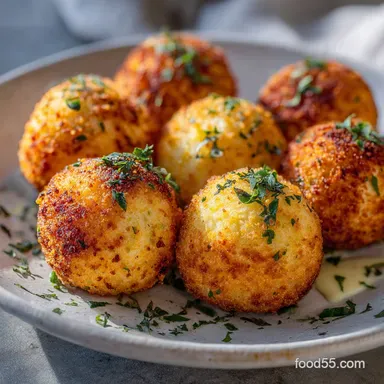 Italian Rice Balls: Crispy Baked Recipe