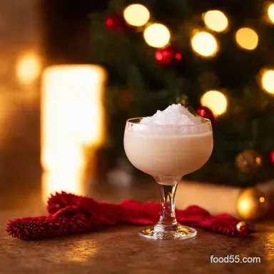 Jack Frost Winter Cocktail A Frosty Festive Treat Recipe Card