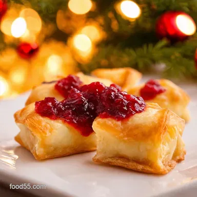 Jam and Brie Phyllo Bites My Easy CrowdPleaser Holiday Recipe Recipe Card