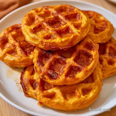 Pumpkin Chaffles in 10 Minutes Recipe Card