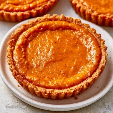 Keto Pumpkin Cheesecake Tarts in 40 Min Recipe Card