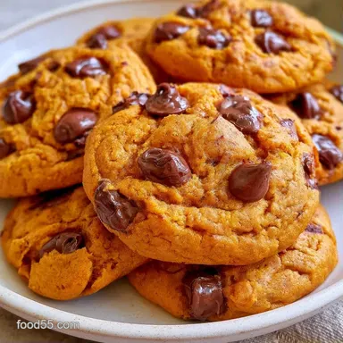 Keto Pumpkin Cookies 3 Ingredients Baked Recipe Card