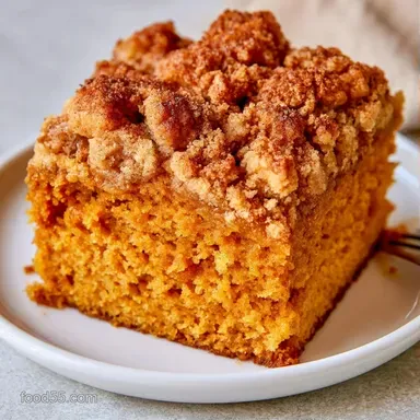 Keto Pumpkin Crumb Cake in 50 Minutes Recipe Card