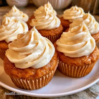 Keto Pumpkin Pie Cupcakes in 45 Minutes Recipe Card