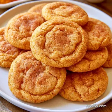 Keto Pumpkin Snickerdoodle Cookies: 20m Recipe Card