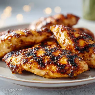 Key West Grilled Chicken for 4 Servings Recipe Card