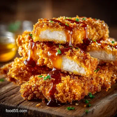 Kid Friendly Chicken Dinner Cheesy Baked Tenders My Family Loves Recipe Card