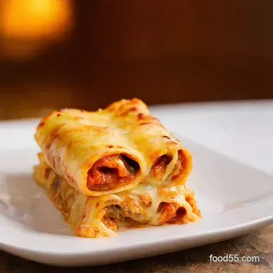 Lasagna Roll Ups A Cheesy Twist on Tradition Recipe Card