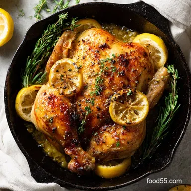 Ina Gartens SkilletRoasted Lemon Chicken for 4