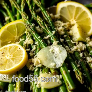 Easy Lemon-Garlic Saut&eacute;ed Asparagus with Parmesan: A Family Favorite Recipe Card