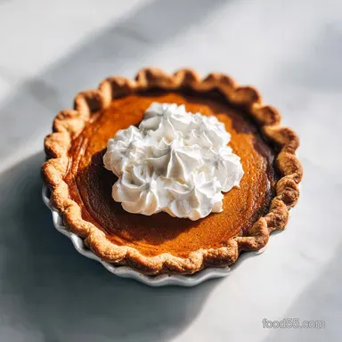 Libby's Pumpkin Pie Recipe for 10 Slices: Silky and Golden Recipe Card