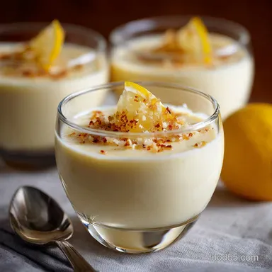 Limoncello Pudding Shots The Best Creamy, No-Bake Adult Dessert Recipe Card