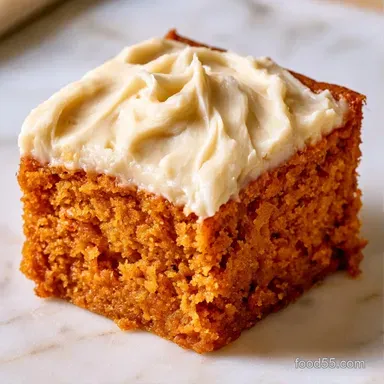 Pumpkin Bars for 16 Servings Recipe Card